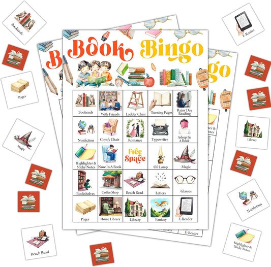 Music Bingo Cards, Classroom Party Game Bingo Cards for Adults, Classroom Bingo Games for Birthday Party Family Party School Party, 24 Players Party Activity Favor Decoration Supplies, 11