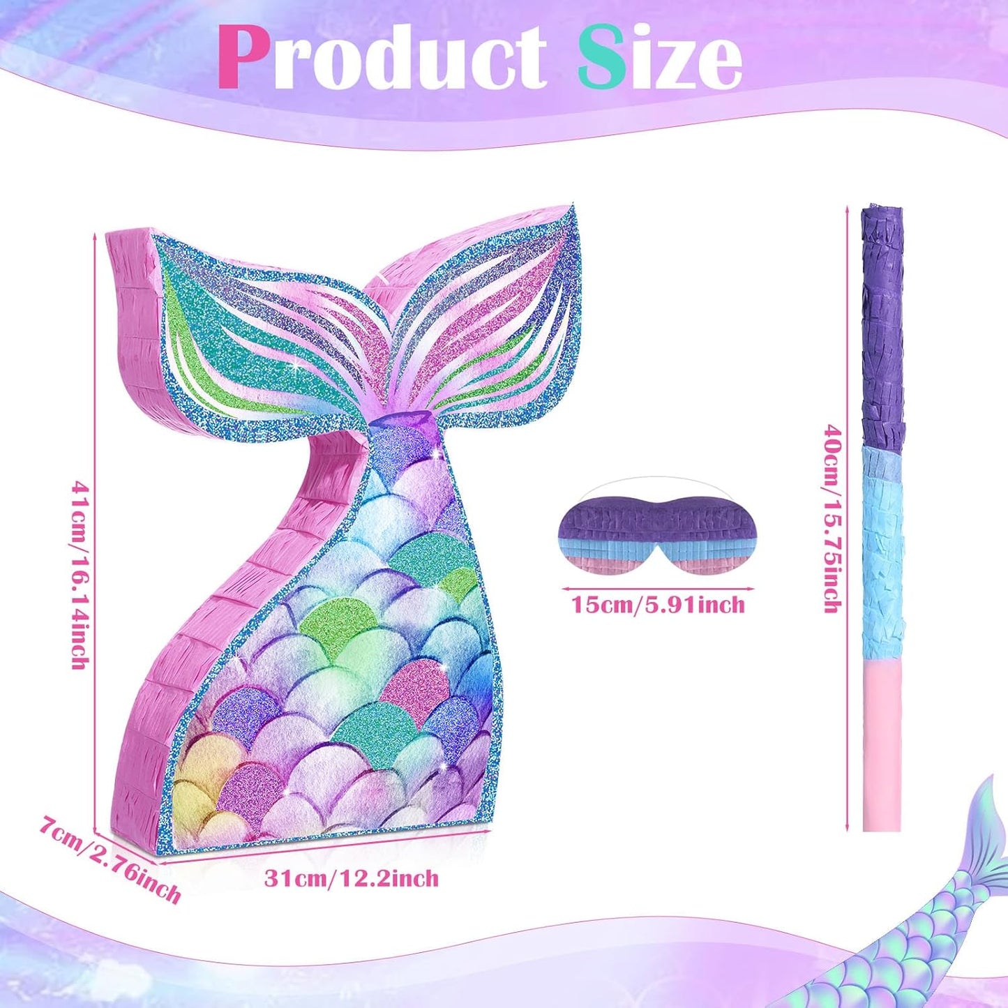 Pasimy One Silly Goose Piñata with Blindfold and Stick Funny Piñata Bundle for Girls Pink Silly Goose Theme Birthday Baby Shower Halloween Party Decorations Game Supplies, 12.20 x 14.80 Inch