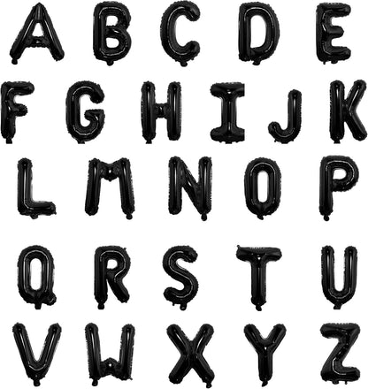 16 Inch Foil Mylar Balloons 26pcs Letters Balloons A-Z (Blue)