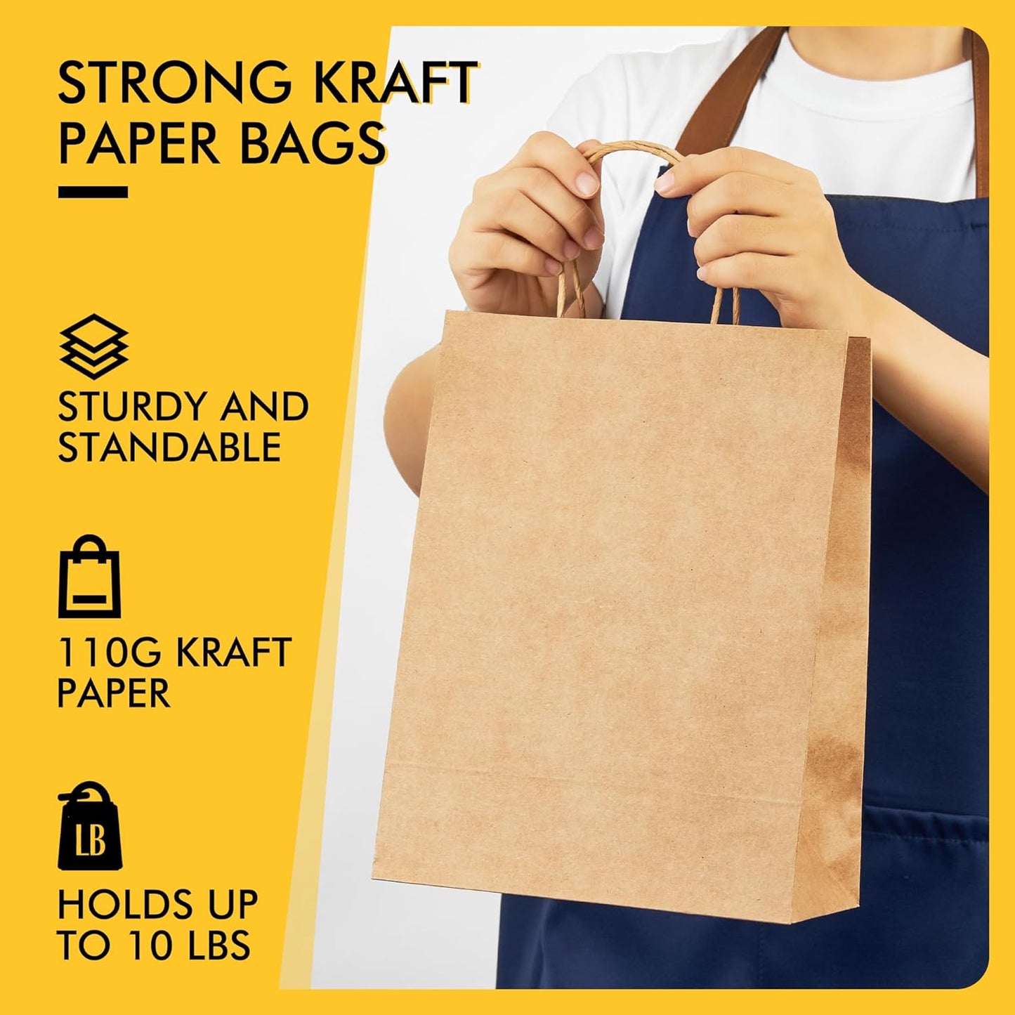RACETOP 32 Pack Small Paper Gift Bags with Handles, 5.8"×3.2"×8.25" Kraft Paper Party Favor Bags Bulk for Kids Birthday, Baby Shower, Crafts, Wedding, Party Supplies (8 Colors)