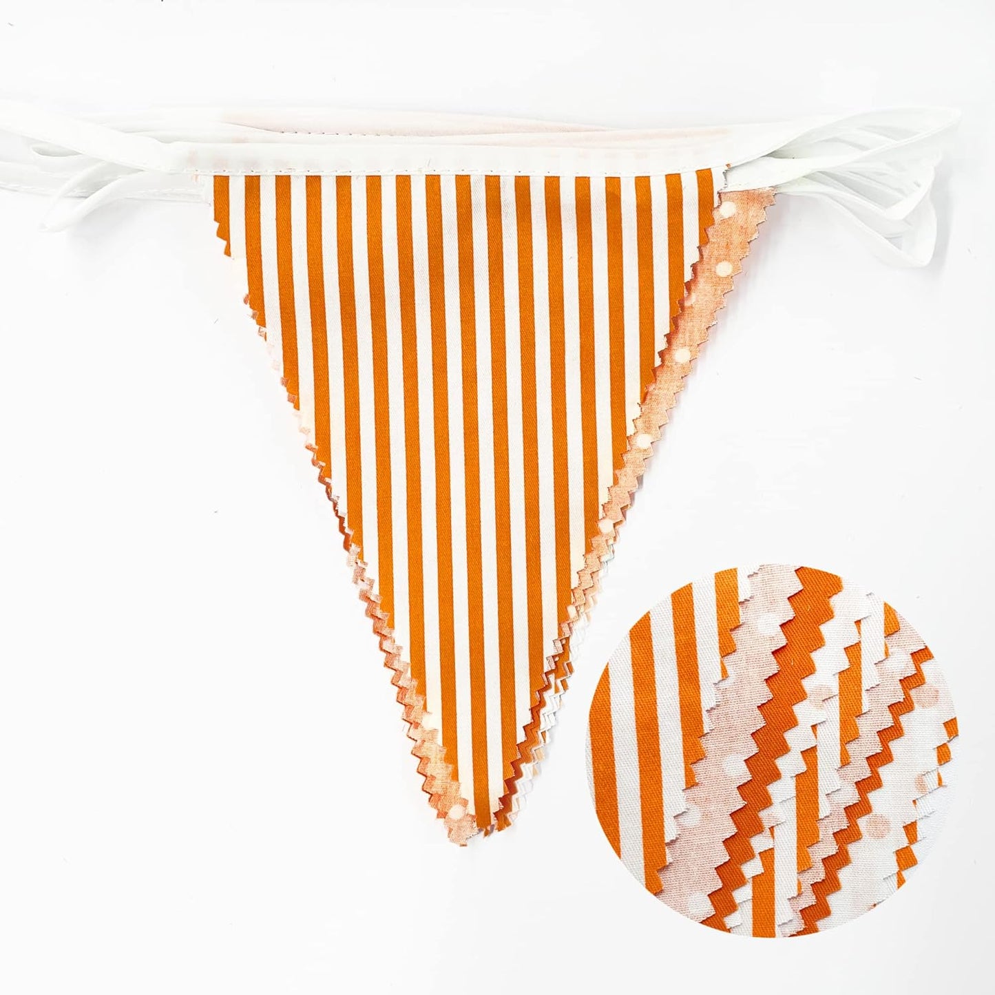 32Ft Dusty Blue Party Decorations Retro Blue Gingham Triangle Banner Flag Pennant Fabric Garland Streamers for Nautical Wedding Birthday Ahoy Achor Bridal Baby Shower Under The Sea Decor Supplies