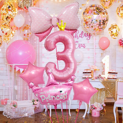 Dinosaur 5th Birthday Decorations, Dinosaur Birthday Party Decorations with Giant Inflatable Dinosaur Balloons 40 Inch Helium Foil Mylar Number 5 Balloons for Dinosaur Theme Birthday Party Decorations