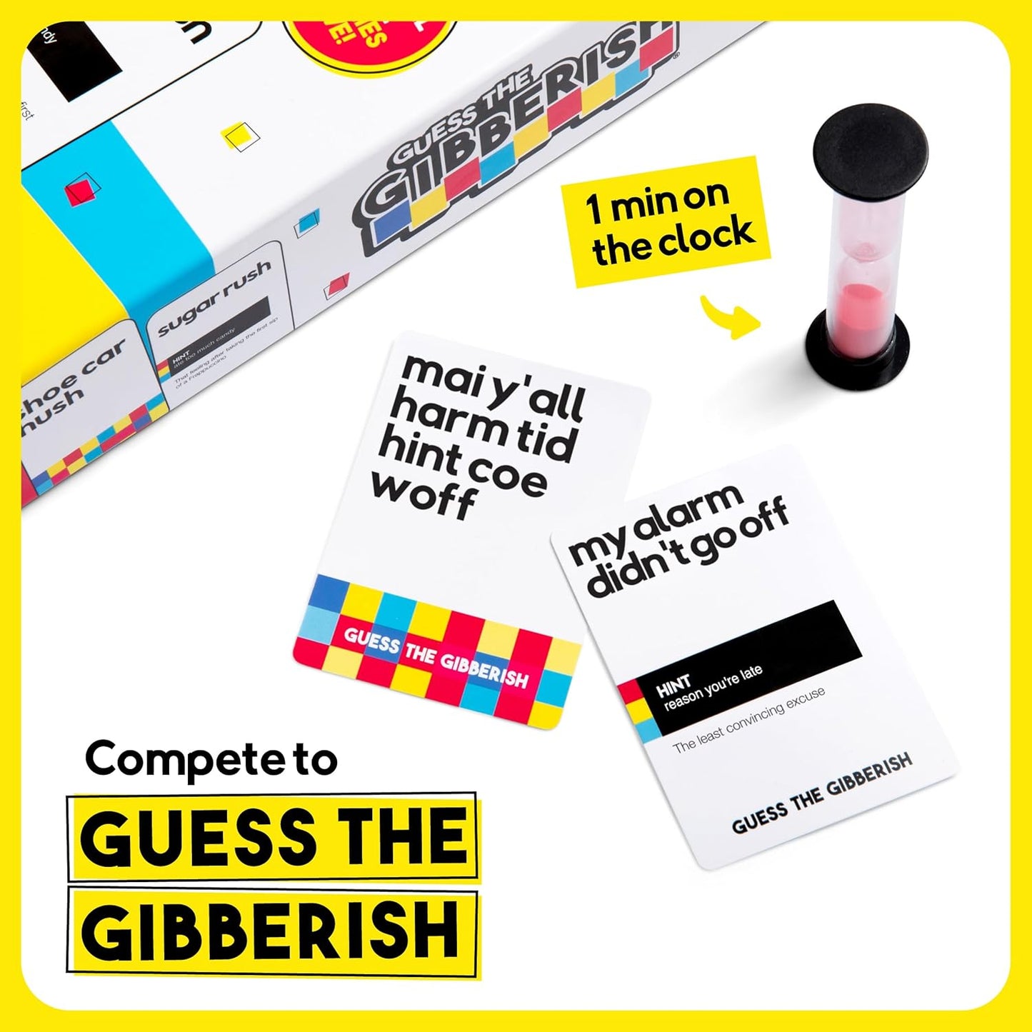 Incohearent by Relatable – Guess the Gibberish Party Game for Adults, Funny Card Game Activity for Groups, Bachelorette Party Favorite, Summer Fun for Game Night, Travel-Friendly with 300 Cards
