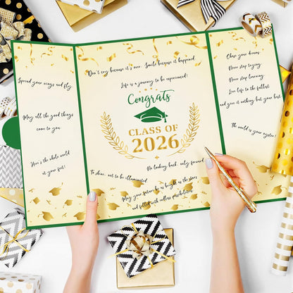 Graduation Decorations 2026 - Graduation Guest Book for Class of 2026, Signature Board Sign for High School & College Graduation Party Decor
