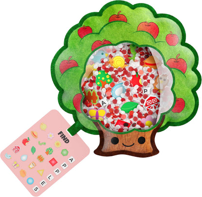 Vango BIZYBOO - The Original Seek & Find Plush - Hidden Object Search Problem Solving Educational Matching Game for Kids 2 and Up (Chill Bill)