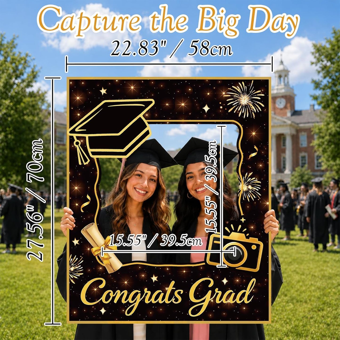 Nurse Photo Booth Props Graduation Decorations, Proud to Be A Nurse Large Selfie Photo Frame Cutout Nurses Week Lawn Decor Grad Party Supplies Blue