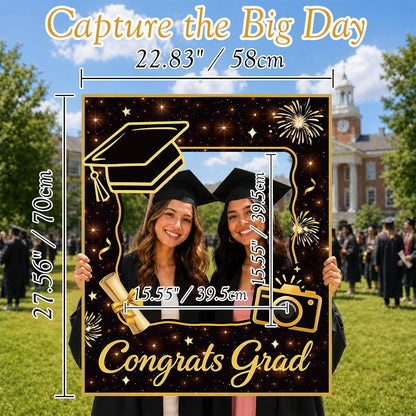 Nurse Photo Booth Props Graduation Decorations, Proud to Be A Nurse Large Selfie Photo Frame Cutout Nurses Week Lawn Decor Grad Party Supplies Blue