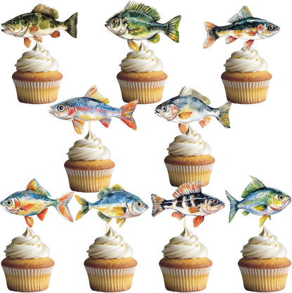 Wildflower Birthday Party Decorations, 36PCS Flower Floral Cupcake Toppers Decoration, Baby in Bloom Baby Shower Cupcake Picks Decor Party Supplies for Gilrs Women