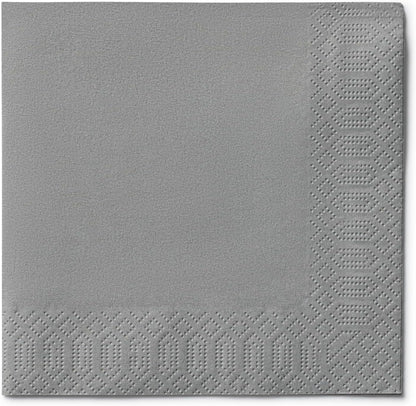 Black Beverage Napkins (300 Count) 2-Ply Disposable Cocktail Napkins for Bar, Weddings, Parties, Events, Premium Quality and EU Made