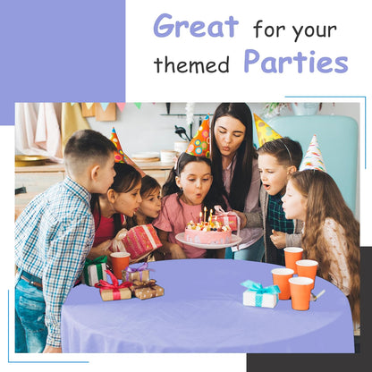 14 Pack Black 54 x 108 in. Rectangle Disposable Plastic Tablecloths - Smooth Decorative Covers for Parties, Weddings