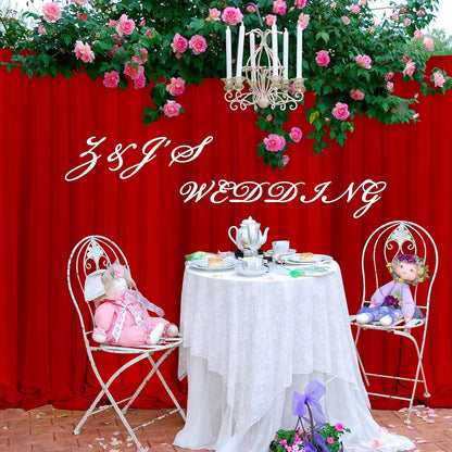 MEETSKY Black Backdrop Curtains for Parties - 10ft x 8ft Party Photo Background Curtain Rod Pocket Fabric Drapes Panels for Boys Birthday Holiday Home Halloween Decoration, 5ft x 8ft, 2 Panels