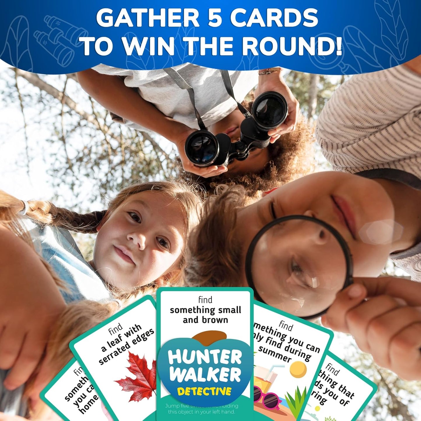 QUOKKA Scavenger Hunt Cards for Toddlers and Kids Ages 4-8 - Indoor Search and Find Activities for Kids Ages 6-8 - Educational Party Games for 3-6 Year Olds