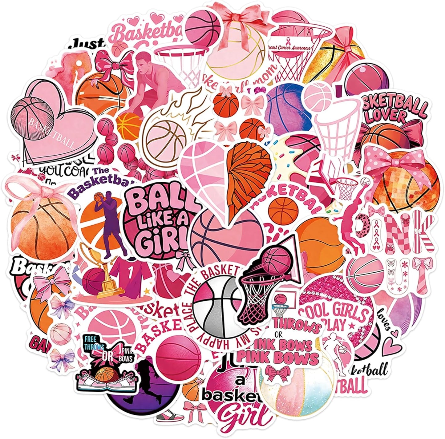 QTL Neon Stickers for Teens & Students Prizes, Waterproof Vinyl Party Favor Stickers, School Rewards, Water Bottle and Laptop, 50PCS - Colors B