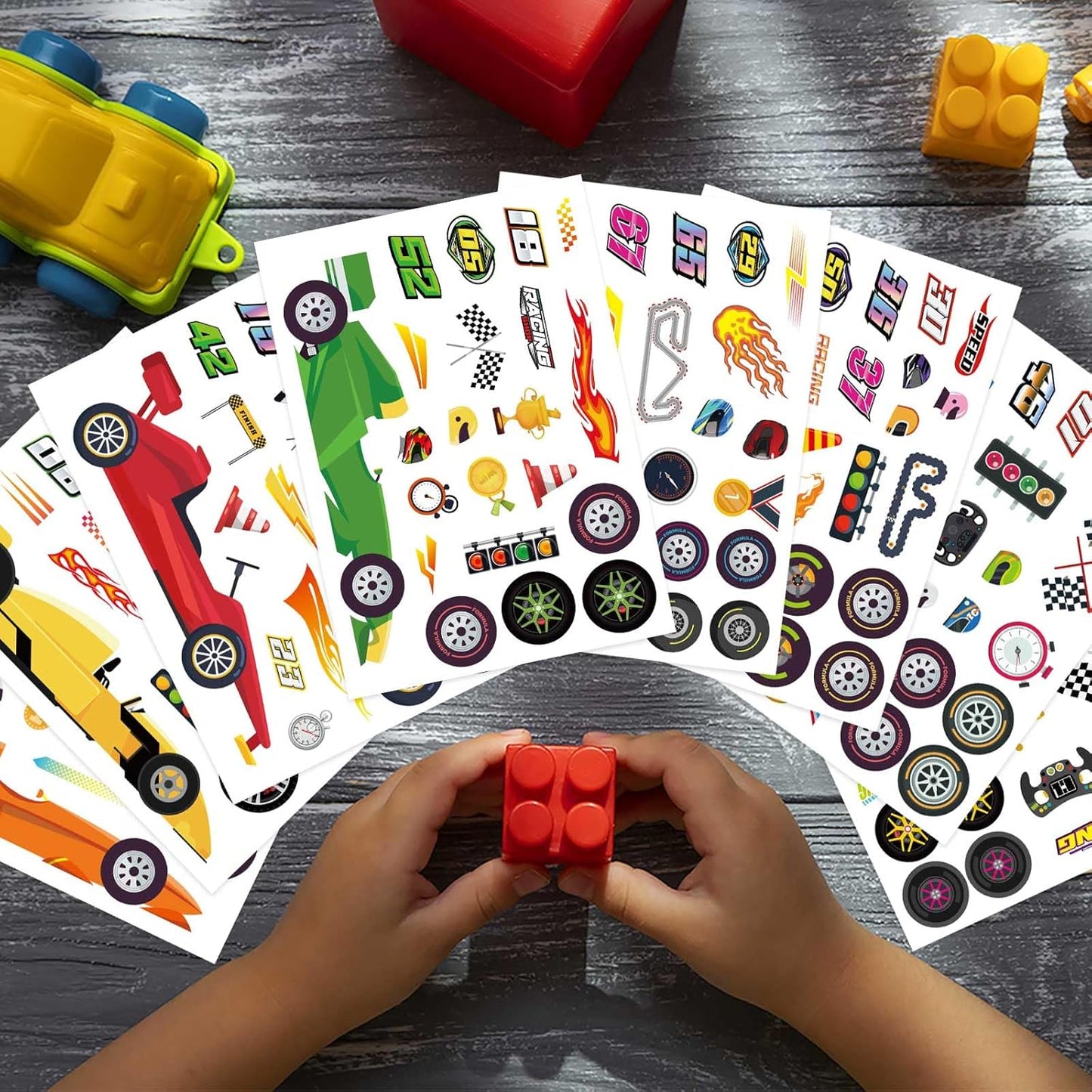 24 PCS Fairy Stickers for Kids, Make a Face Sticker with 8 Unique Designs Fairy, Frog, Mushroom, Make Your Own Stickers for Girls Birthday Party Favors, Goodie Bags, DIY Crafts