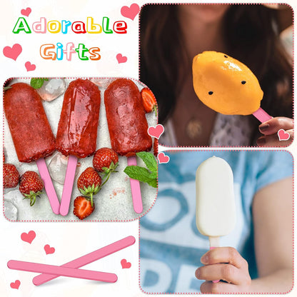 30 Pieces Acrylic Sticks Reusable Cakesicle Cake Pop Mold Mirror Ice Pop Sticks Ice Cream Cakesicle Mold for Home Cake Candy Gifts Party Craft