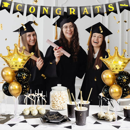 Balloon Stand Kit For Table - 4 Sets Balloon Sticks with Base For Birthday Graduation Party Decorations
