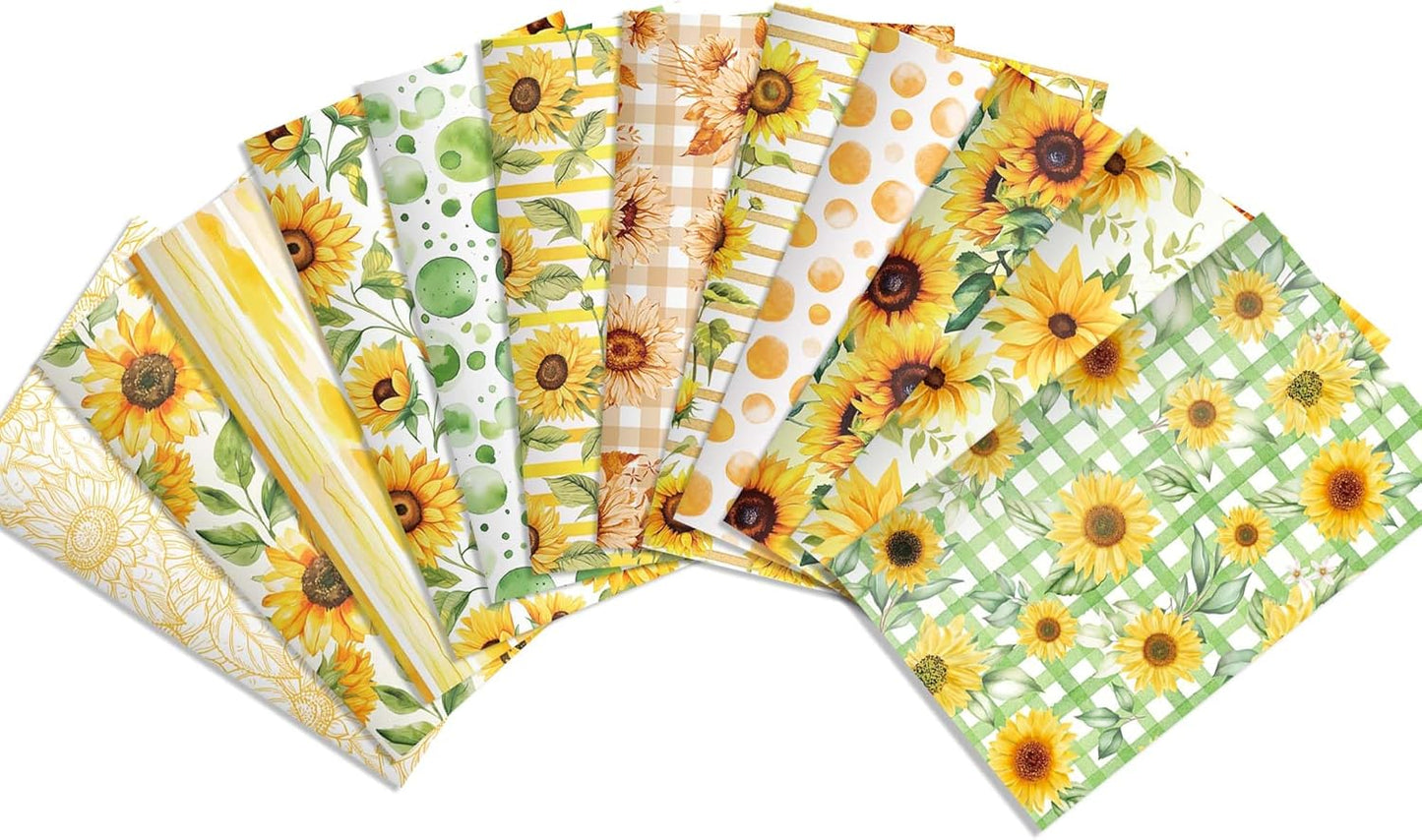 24 Pieces Sunflower Themed Small Pocket Notebook Journals Bulk 12 Distinct Yellow Floral Designs Lined Inner Pages Mini Memo Notepads for Home Office Stationery Supplies Sunflower Party Favors