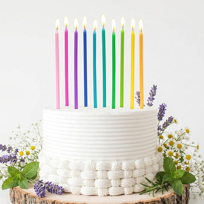 PHD CAKE Champagne Gold Long Thin Metallic Birthday Candles, Cake Candles, Birthday Parties, Wedding Decorations, Party Candles