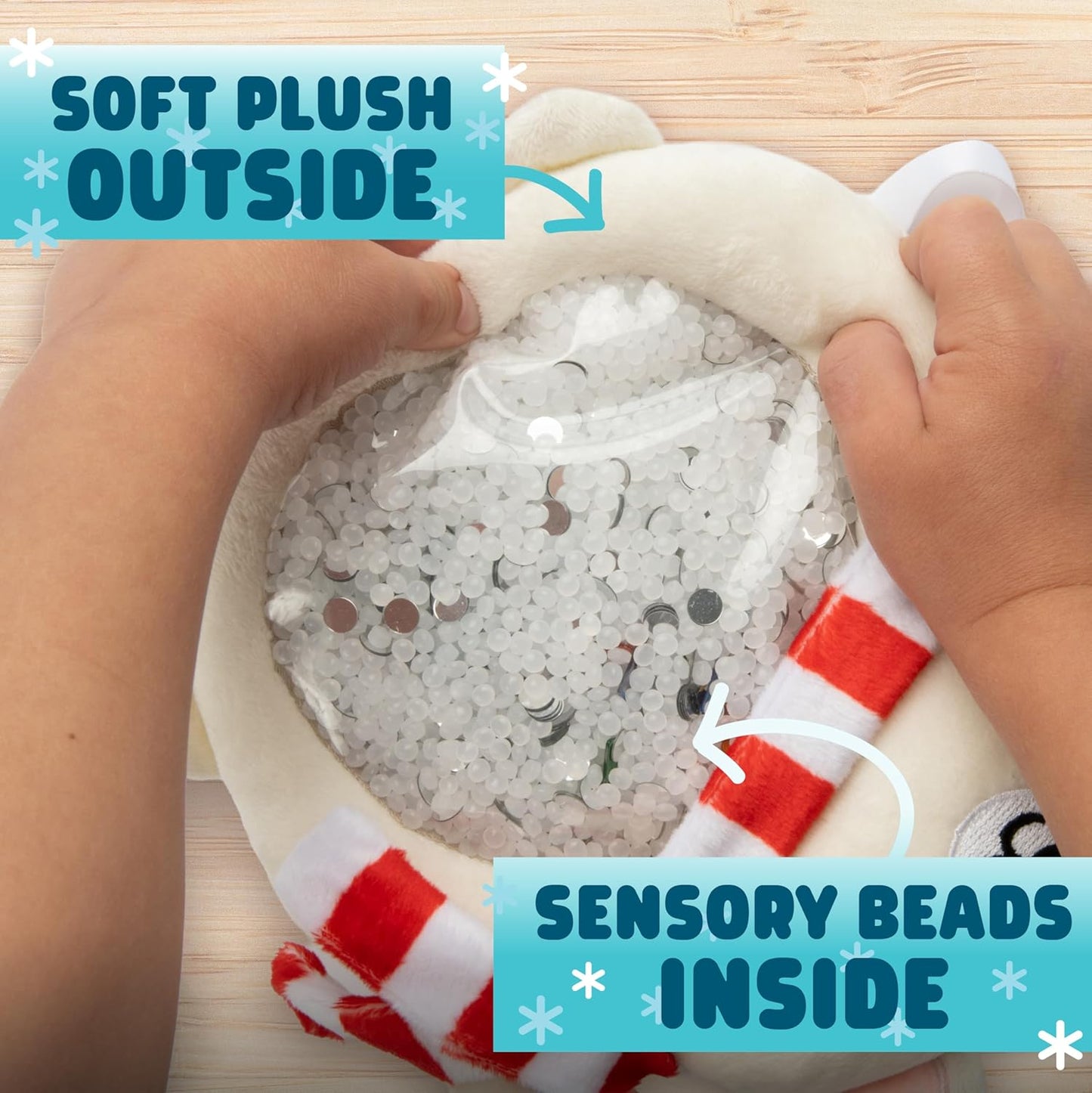Chuckle & Roar Sensory Seek & Find Scavenger Hunt Bear – Plush Travel Toy with Hidden Objects, 40 No-Reading Challenge Cards, Sensory Activity for Focus & Calm, Toddler Gift Ages 3+