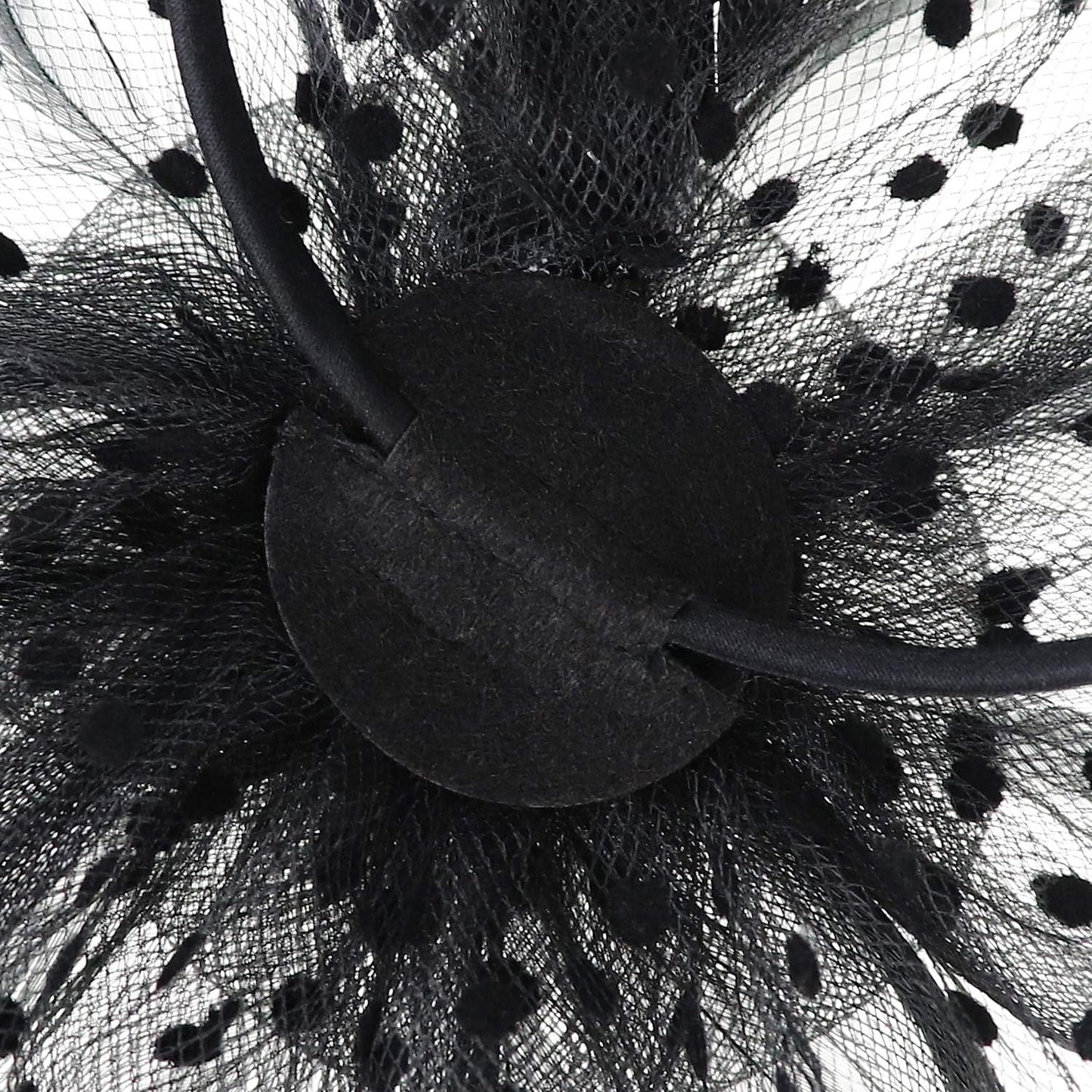 DRESHOW Fascinators Hat Flower Mesh Ribbons Feathers on a Headband and a Clip Tea Party Headwear for Girls and Women - Colors B