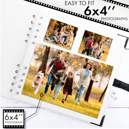 Bstorify Scrapbook Album 60 Pages (8 x 8 Inch) Brown Thick 200gsm Kraft Paper, Photo Album Scrapbook, Memory Book - Ideal for Your Scrapbooking Albums Art & Craft Projects