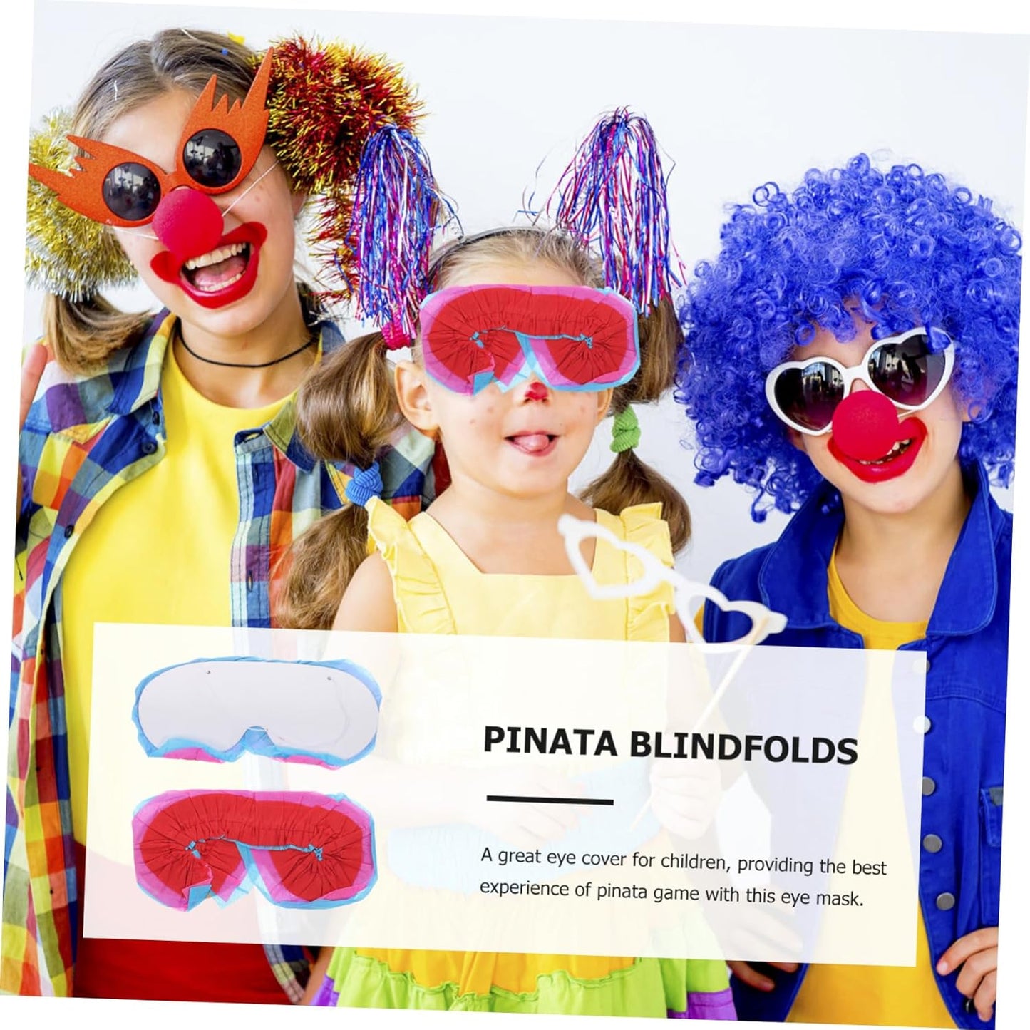 2pcs Funny Eye Patch Props Bulk Lash Sleep Mask Party Game Blindfold for Boys and Girls