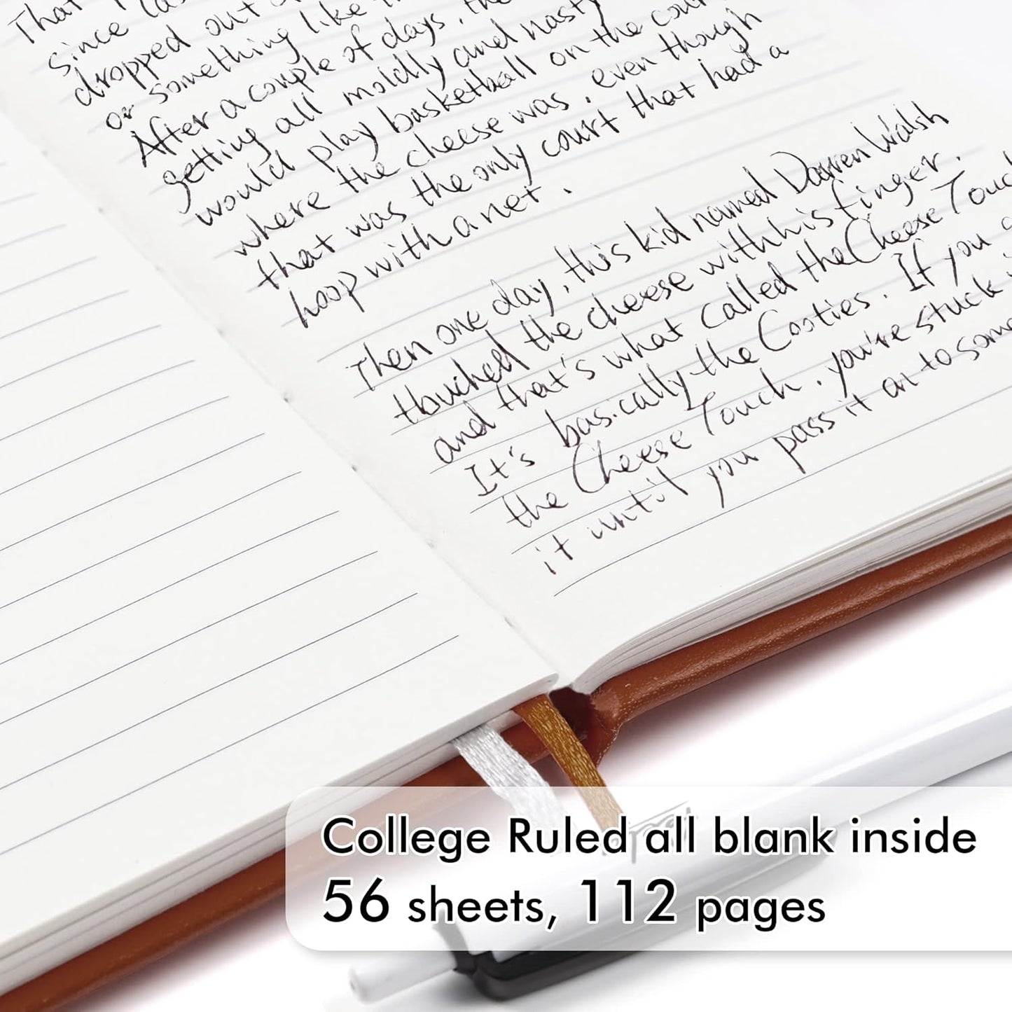 feela 6 Pack Pocket Small Notebooks Bulk, Mini Cute Memo Notepads Hardcover College Ruled Lined Journals with Pen Holder for Women Girls Office School, with 6 Black Pens, 3.5”x 5.5”, A6, Rose Pink