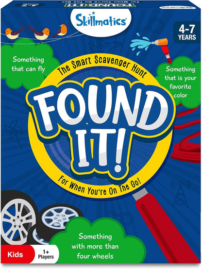 Skillmatics Outdoor Scavenger Hunt Card Game - Found It, Learning Toys, Educational Game Collections, Gifts for Kids, Boys, Girls and Families, for Ages 4, 5, 6, 7, Perfect for Home, School, Playdates