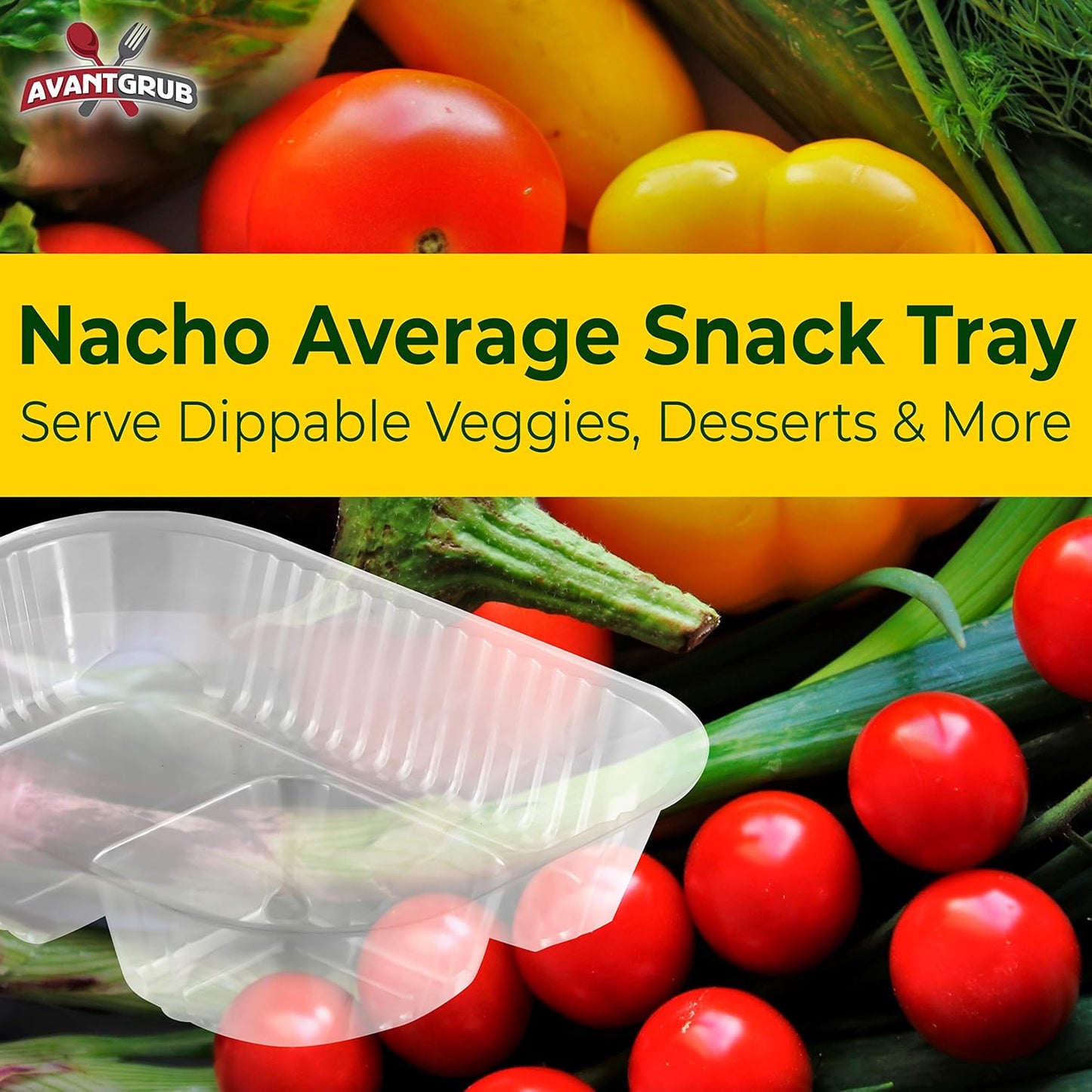 Anti-Spill, Large 6x8 Inch Plastic Nacho Trays 125 Pack. Reusable 2 Compartment Boats Great for Dips, Snacks, Fair Foods. Portable Nacho Chip Holders for School Carnivals, Parties, Concession Stands