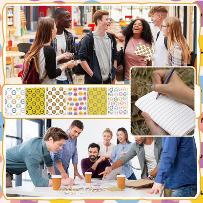 Sinload 24 Pcs Mini Notebooks Bulk Smile Face Theme Party Favors End of Year Gifts from Teacher Small Pocket Notepad Mini Notebook Fun Gifts for Adults Preppy Birthday Party Supplies 3.35 x 4.72 Inch