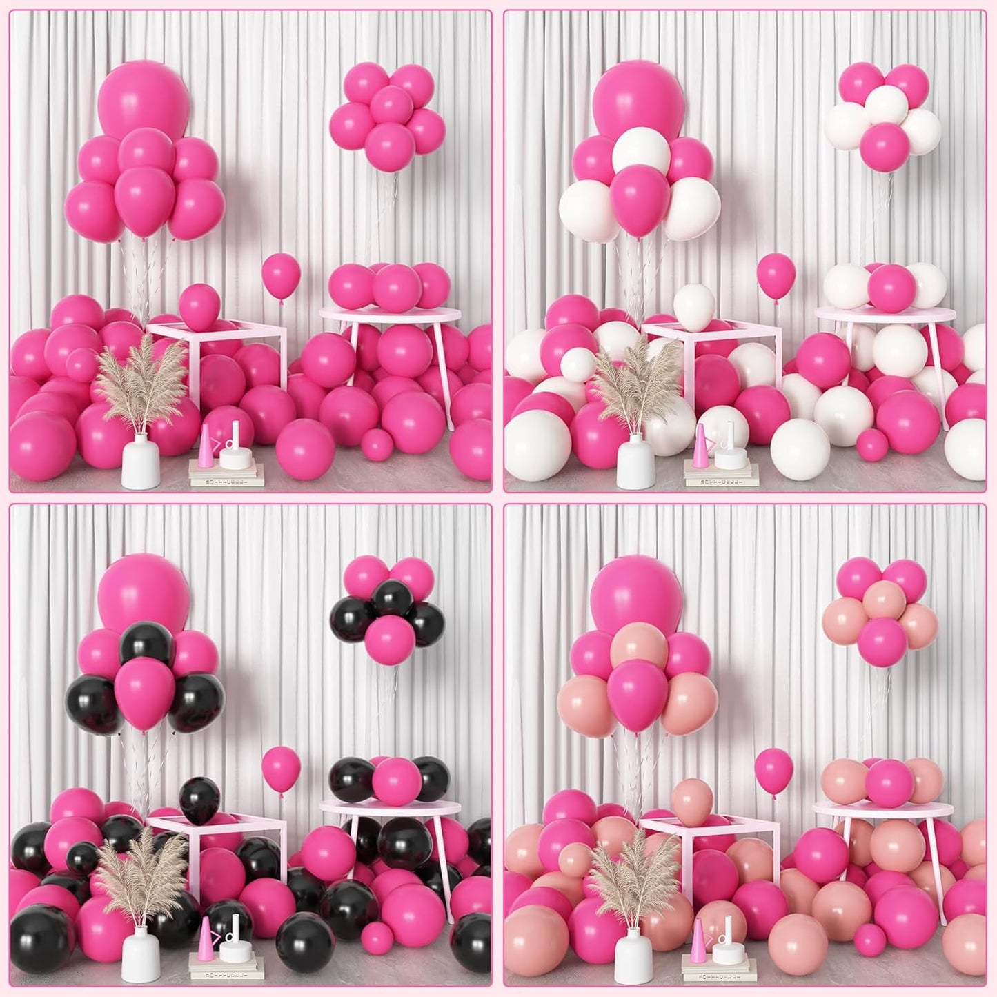 Amandir 153pcs White Sand Balloons Arch Garland Kit Different Sizes 18 12 10 5 Inch Cream Beige Sand White Latex Balloon for Birthday Boho Neutral Baby Shower Wedding Anniversary Party Decorations