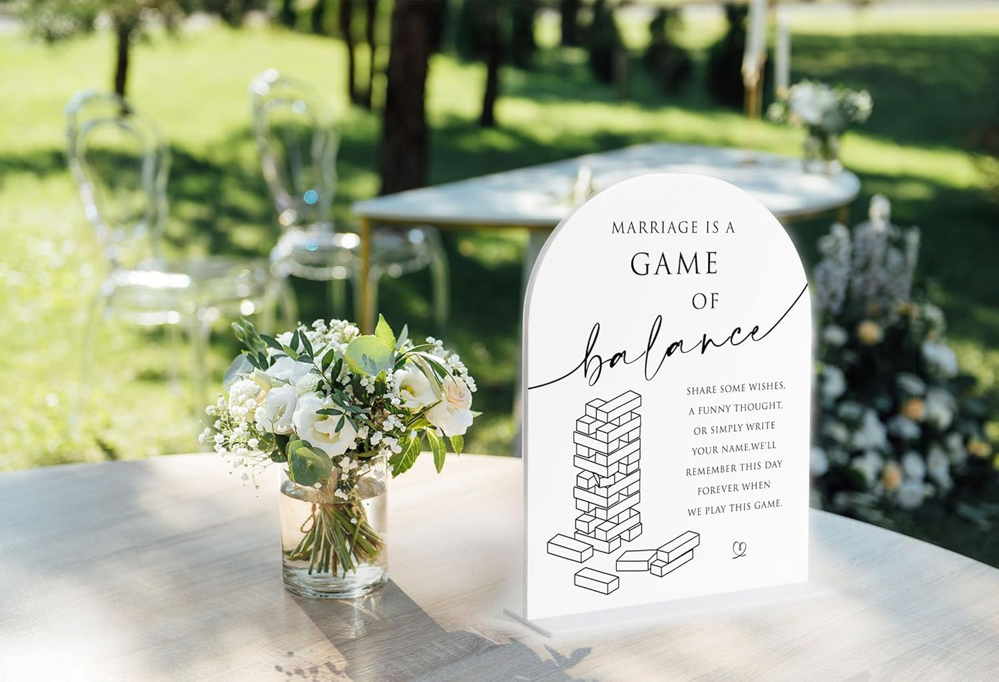 Audio Guest Book Sign, White Arch Acrylic Wedding Sign, Audio Guest Book Wedding Phone, Bridal Shower Decor, Engagement Party Decor, Centerpiece Table Decorations Party for Bride and Groom-14