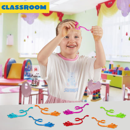 JOYIN 48Pcs Sticky Lizards Party Favors, Party Favors Set for Kids, Holiday Traditions, Classroom Treasure Box, Carnival Prizes, Bulk Pinata Stuff Mini Toys, Goodie Bags for Kids