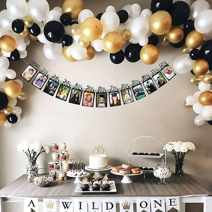 Graduation Photo Banner for Party Decoration, Including Kindergarten to 12th Grade Picture Banner Middle High School College Graduation Party Supplies