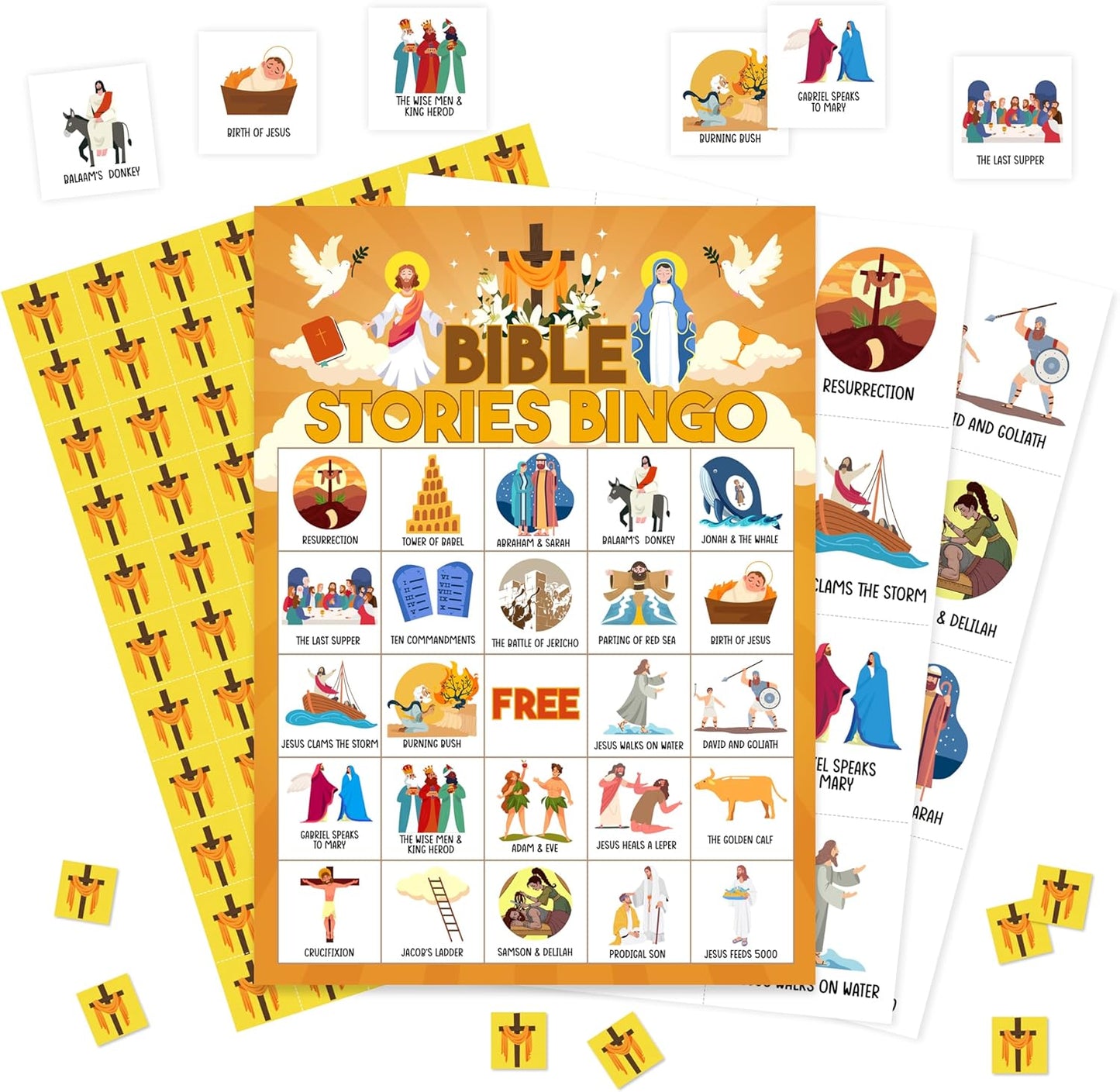 Book Bingo Game, Reading Party Bingo Cards Set, Read Themed Party Games Supplies for Book Lovers, Adults Family Friends Holiday Activities Favors Decorations for 24 Player, 01