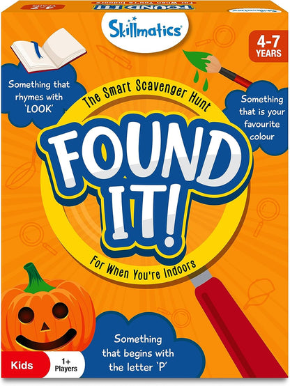 Skillmatics Outdoor Scavenger Hunt Card Game - Found It, Learning Toys, Educational Game Collections, Gifts for Kids, Boys, Girls and Families, for Ages 4, 5, 6, 7, Perfect for Home, School, Playdates