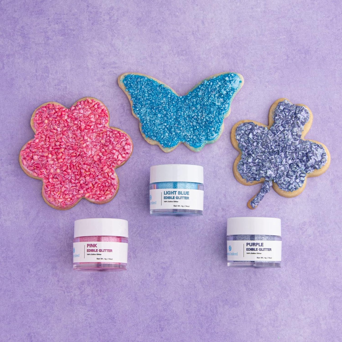 Sweets Indeed Edible Glitter, Perfect for Drinks, Cocktails, Beverages & Cake Decorating, Dessert Cake Topper, 4 grams (Gold 4g)
