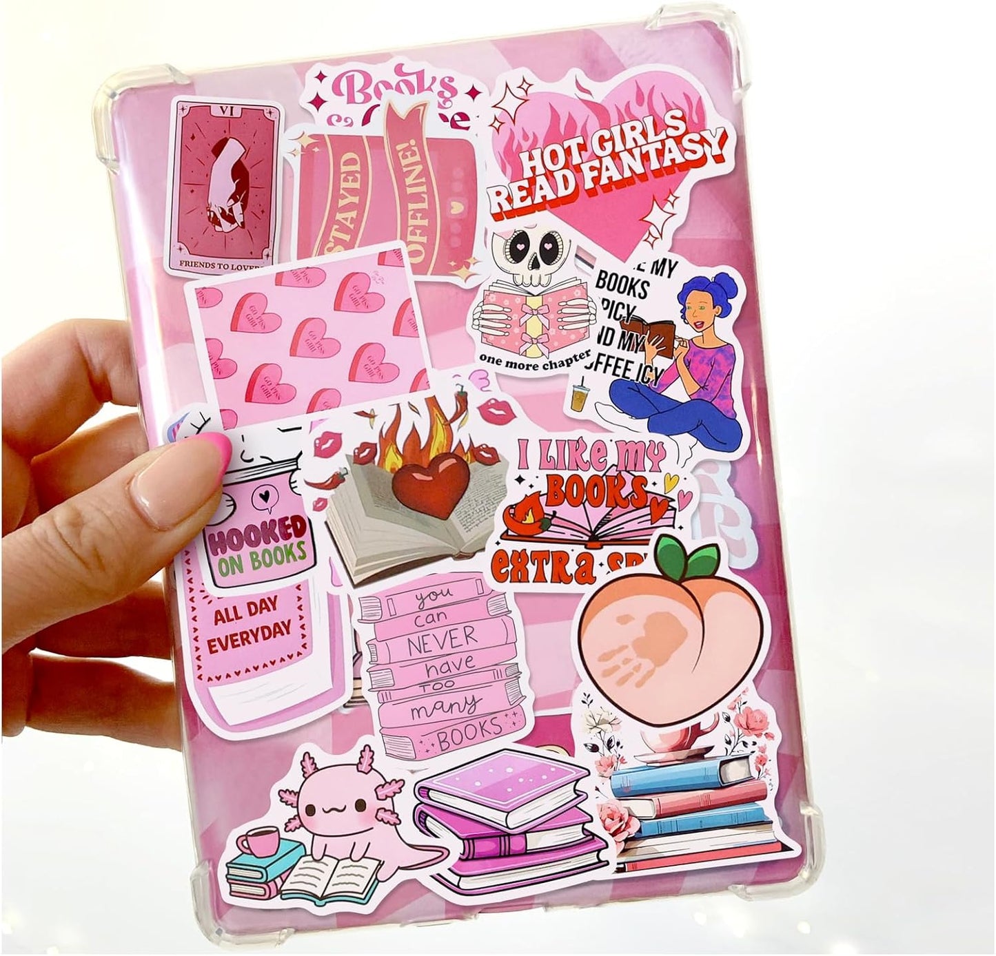 200Pcs Water Bottle Stickers for Kids, Cute Stickers for Water Bottles, Vinyl Waterproof Aesthetic Laptop Sticker Pack Classroom Prizes Skateboard for Kids Teens Girls Students (Cute-200pcs)