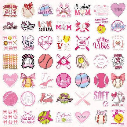 QTL Neon Stickers for Teens & Students Prizes, Waterproof Vinyl Party Favor Stickers, School Rewards, Water Bottle and Laptop, 50PCS - Colors A