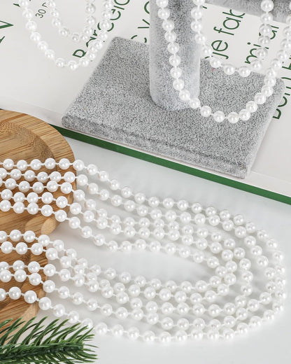 EOBOH 144PCS Mardi Gras Beads, Metallic 12 Kinds Bead Necklace Party Supplies, 33" Mardi Gras Necklace Costume Stuff, Festival Parade Throw Accessories for Wedding Birthday Celebrations Decorations