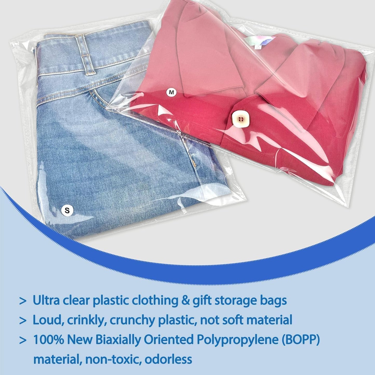 PigPotParty Cookie Bags 4''x 6", 100 Pcs Self Sealing Cellophane Treat Bags, Small Clear Plastic Goodie Bag for Gift, Snack, Party Favor, Candy