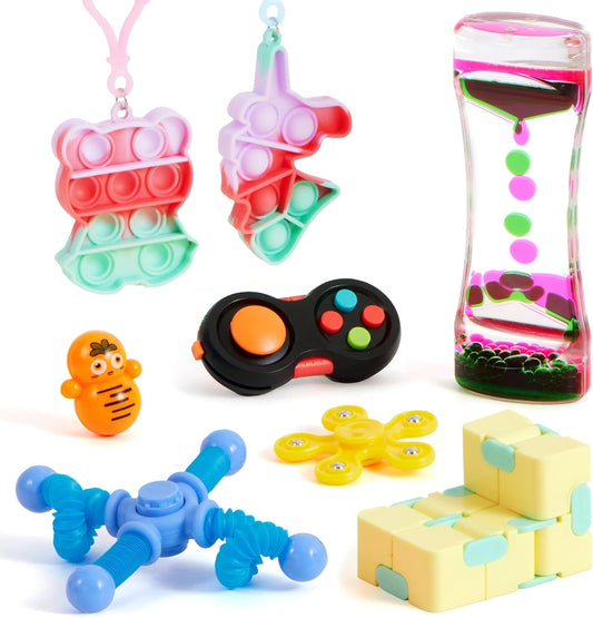 JOYIN 36 Pcs Party Favors for Kids, Fidget Toys Pack, Sensory Toy,Easter Goodie Bags Fillers for Birthday Party, Prizes in Bulk for School, Pinata Stuffers, Classroom Prizes, Treasure Box Toys