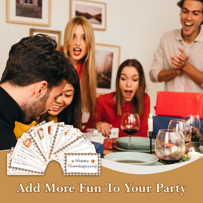 Thanksgiving Treasure Hunt Clue Game, Fall Scavenger Games for Adults, Happy Thanksgiving Party Activities, Autumn Pumpkin Party Supplies (16 Cards with 16 Colorful Envelopes) -01