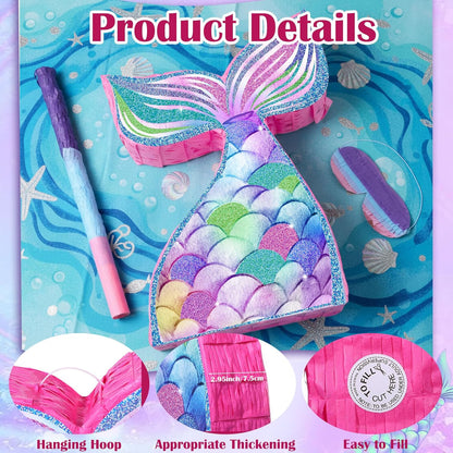 Pasimy One Silly Goose Piñata with Blindfold and Stick Funny Piñata Bundle for Girls Pink Silly Goose Theme Birthday Baby Shower Halloween Party Decorations Game Supplies, 12.20 x 14.80 Inch