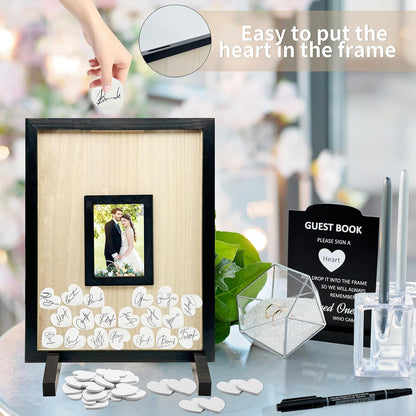 Wedding Guest Book Alternative, Guestbook For Wedding, Wedding Guest Book Alternative, Wedding Guest Book, Baby Shower Registry, Anniversary, Registry Wedding Registry, Funeral, Memories, Black