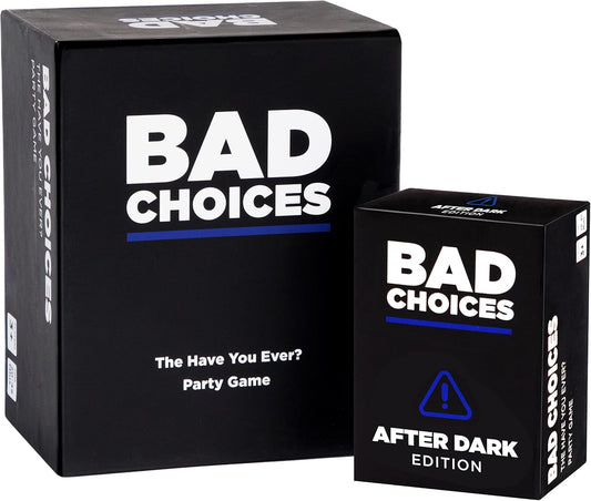 BAD CHOICES Party Game + After Dark Set – Hilarious Adult Card Game for Friends & Game Night | Funny Conversation & Icebreaker Board Game for Parties, Pregames, Social Gatherings & Fun Gift Ideas