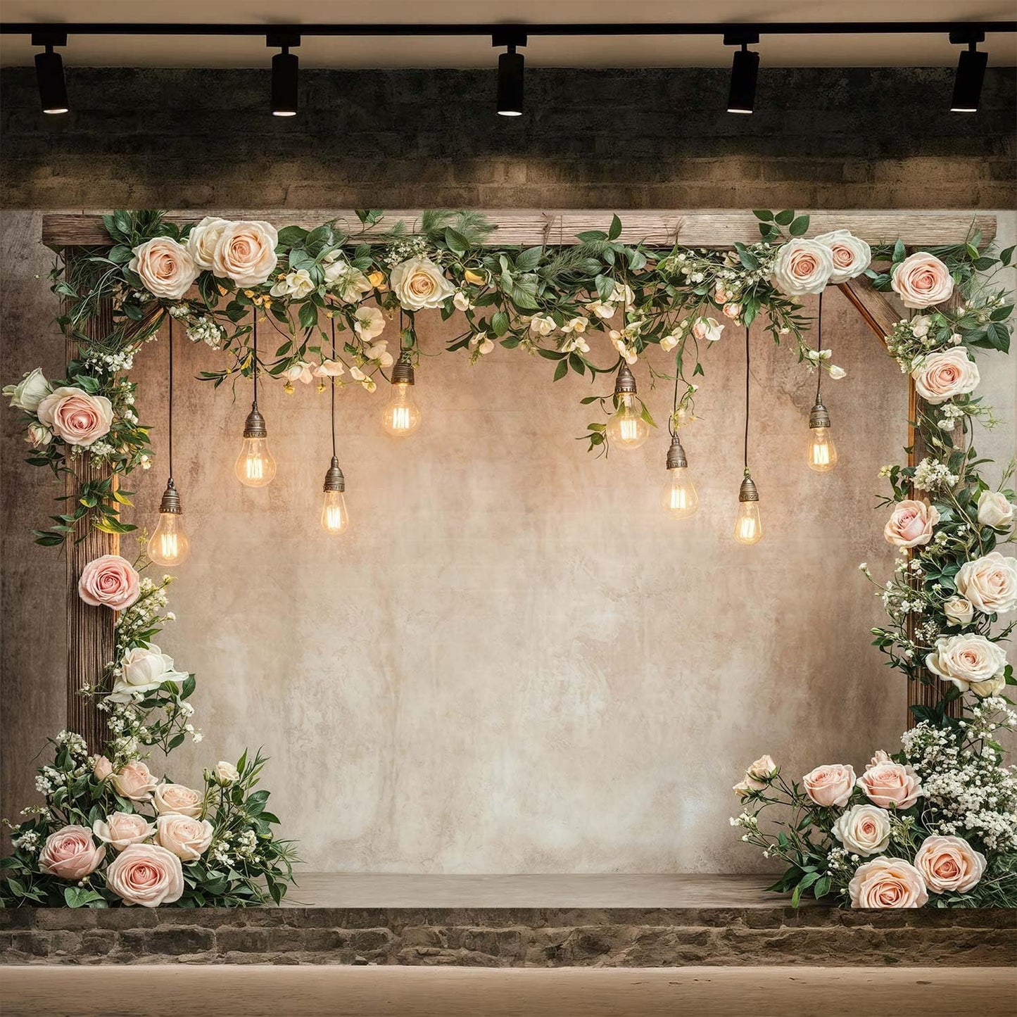 10x8ft Country Wedding Photography Backdrop Rustic Barn Door Photography Backdrop Farmhouse Pink Flower Cabin Wooden Birthday Baby Shower Wedding Bridal Party Banner Photo Booth Props Background