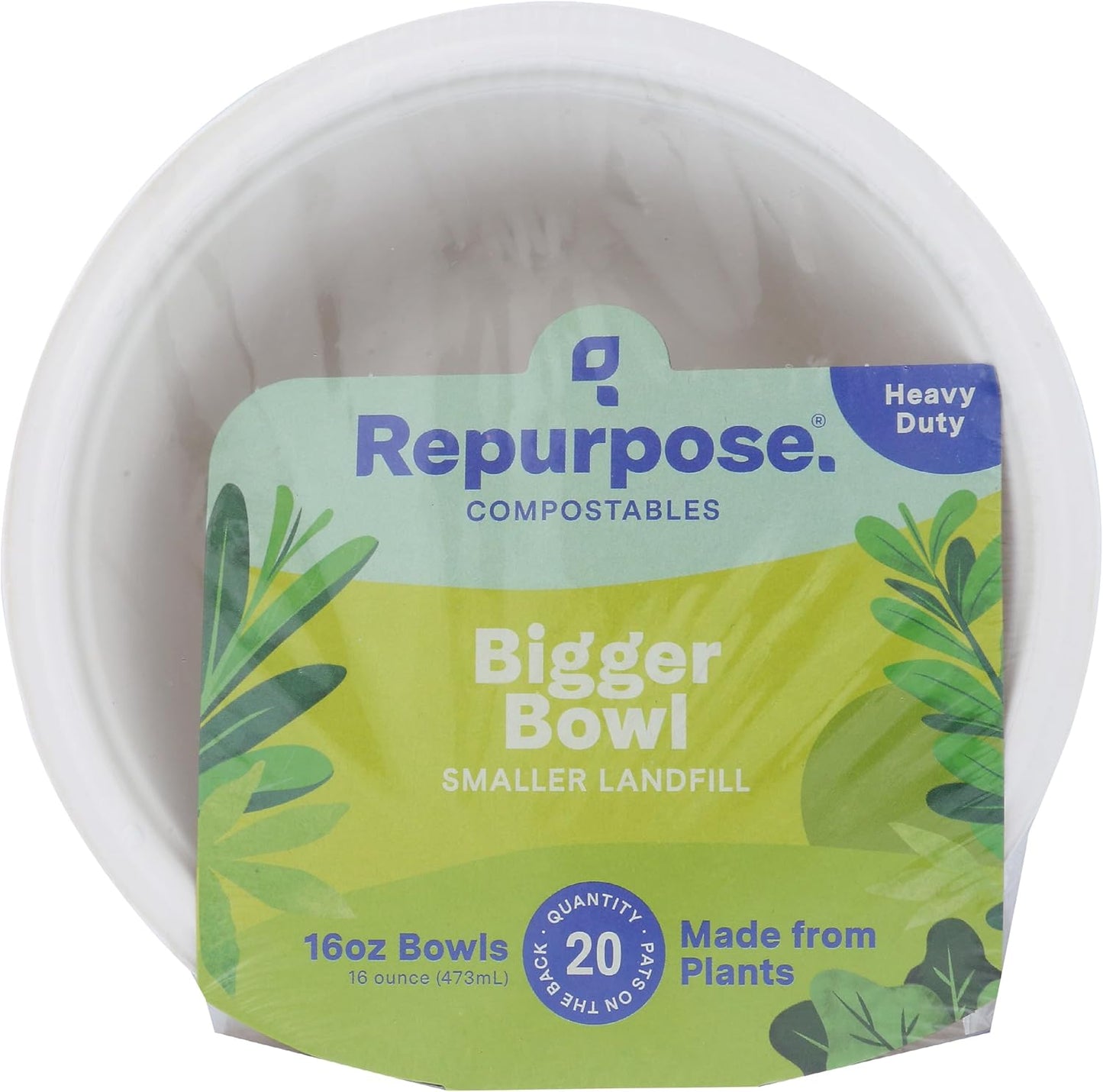 REPURPOSE Compostable 16oz Bowls 20 Count, 20 CT