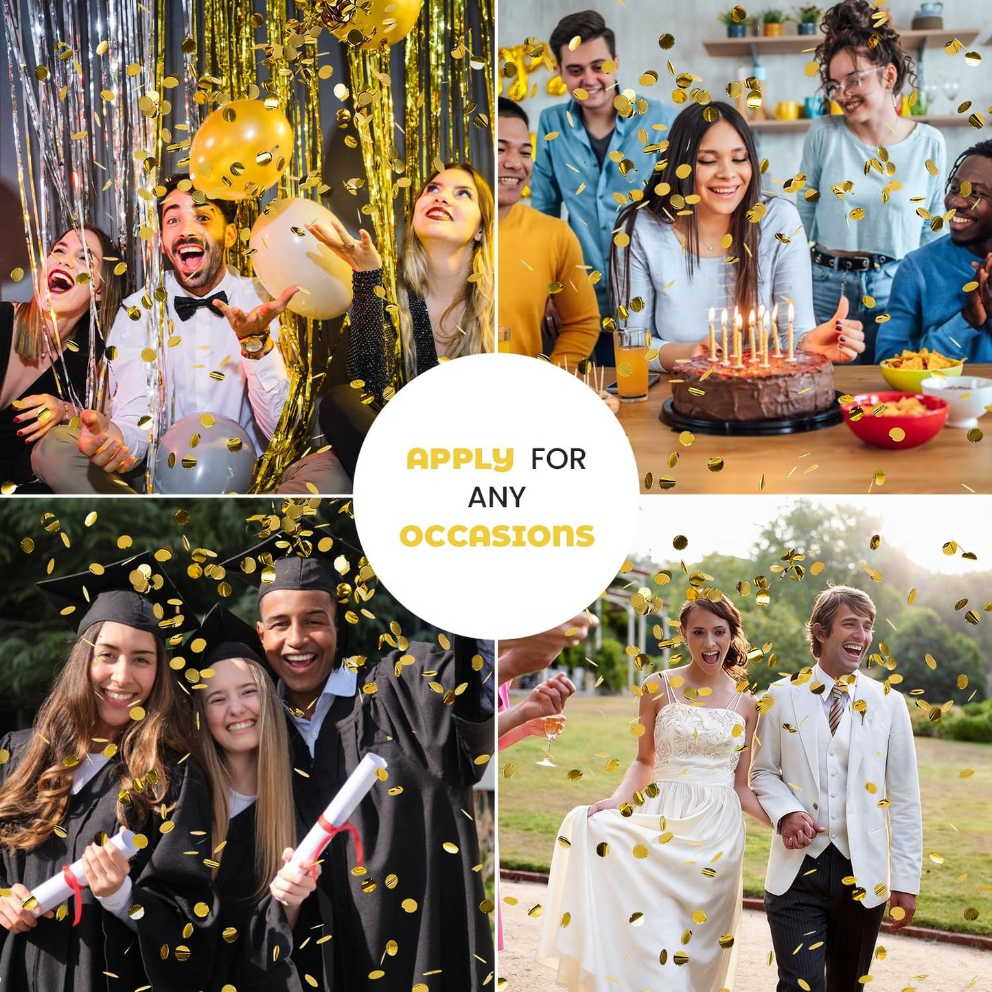 Small Confetti Cannon 24 Pack Mini Confetti Poppers Multicolor Party Poppers Confetti Small Party Confetti for Kids Ideal for Weddings Birthdays Graduations Baby Shower Christmas New Years