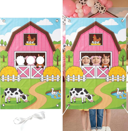 Serencatcher Engineer Party Decorations Photo Prop Backdrop 5x3.3ft Engineer Theme Cutout Backdrop Photo Booth Props Face in Hole Background Banner for Birthday Baby Shower Party Supplies Selfie Frame